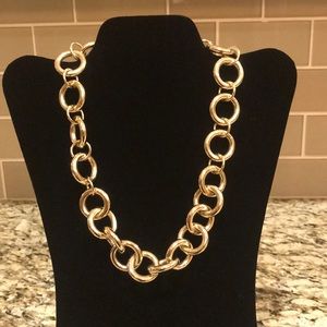 J. Crew Goldtone Link Necklace
